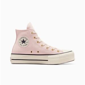 Converse High Top Sneakers in Light Pink with Cream Sole